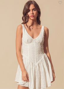 White Eyelet Dress