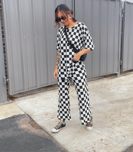 Emy Checkered Set