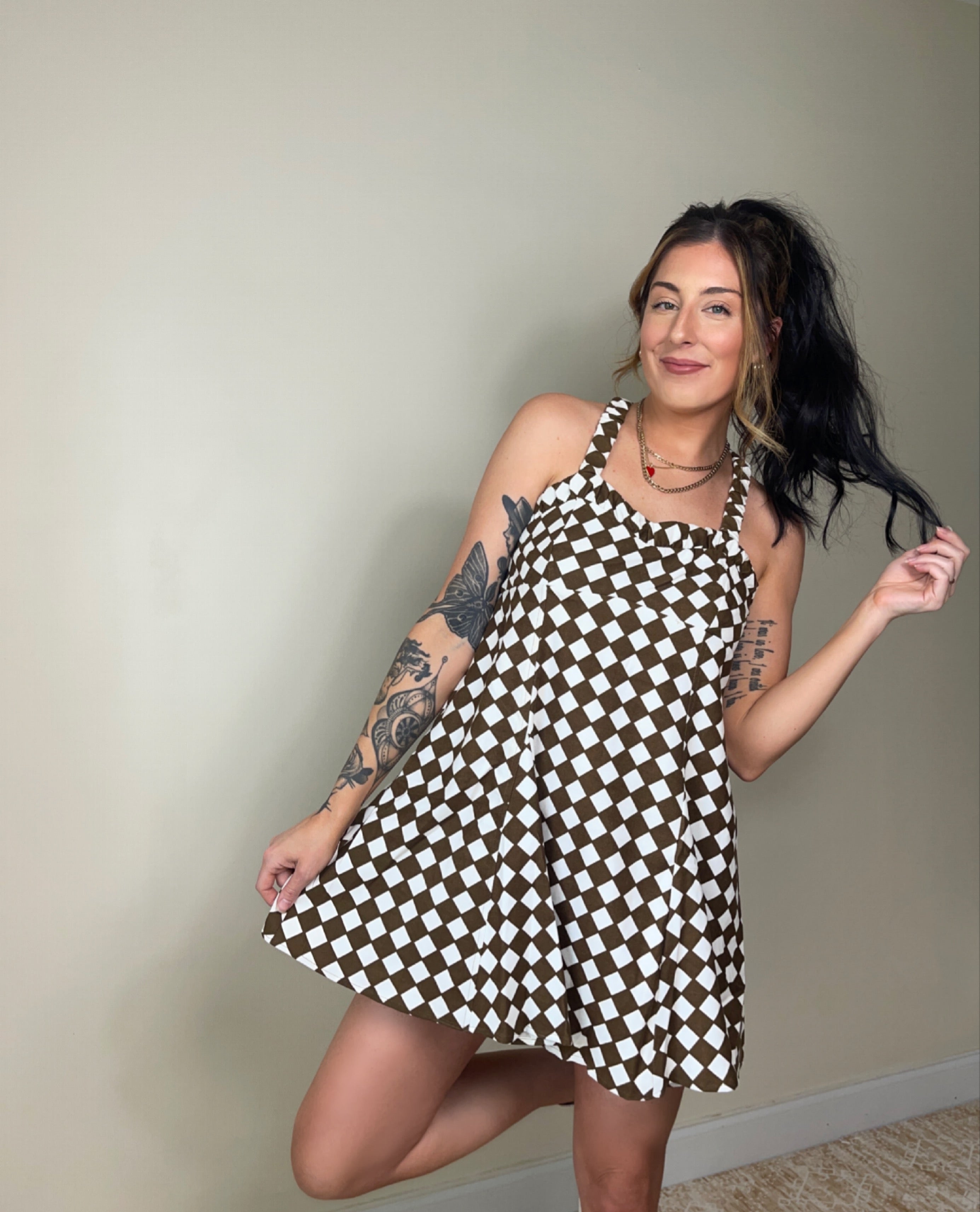 Billie Checkered Dress