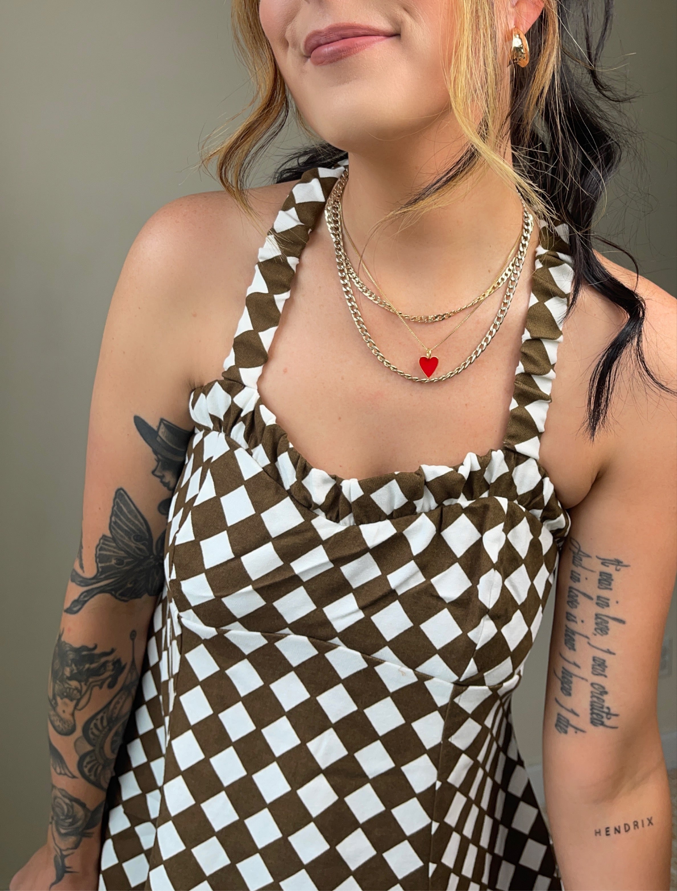 Billie Checkered Dress